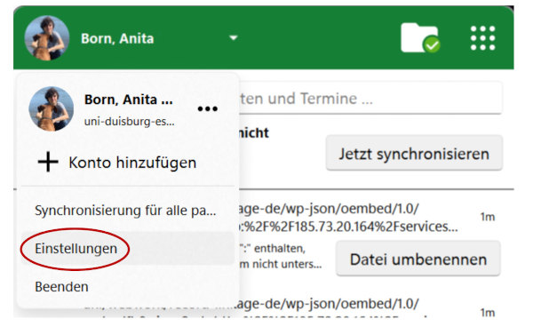 Nextcloud-Standardlink1