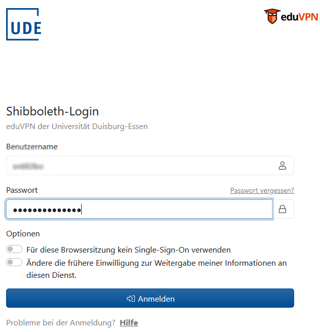 Shibboleth Login