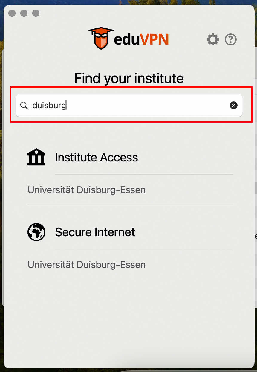 Uni Duisburg suchen